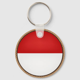 Llavero Sello de bandera de Guay Monaco