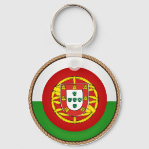 Llavero Sello de bandera de Guay Portugal