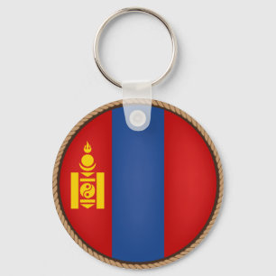 Llavero Sello de bandera de Mongolia de Guay