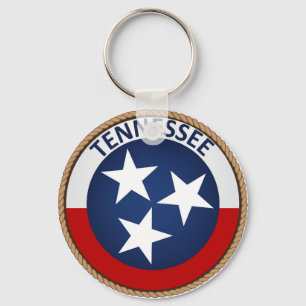 Llavero Sello de bandera del estado de Tennessee