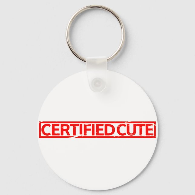 Llavero Sello de corte certificado (Anverso)
