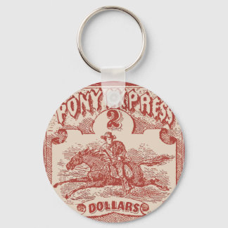 Llavero Sello de época Pony Express