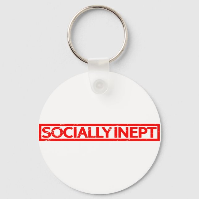 Llavero Sello de inepto social (Anverso)