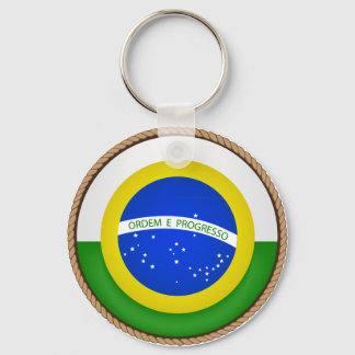 Llavero Sello de la bandera de Brasil de Guay