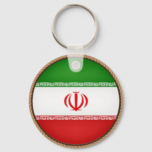 Llavero Sello de la bandera de Irán de Guay