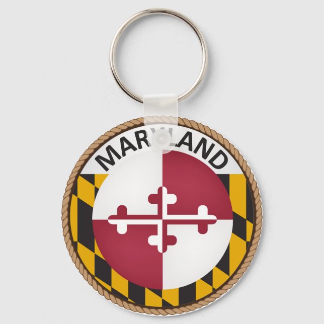Llavero Sello de la bandera de Maryland (Anverso)