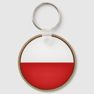 Llavero Sello de la bandera de Polonia de Guay