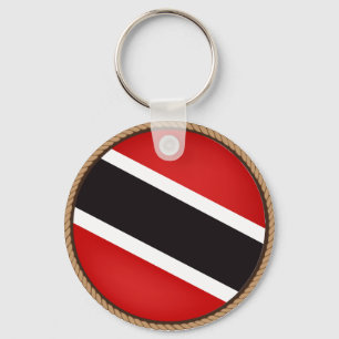 Llavero Sello de la bandera de Trinidad y Tobago de Guay