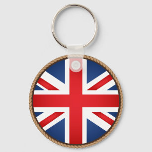 Llavero Sello de la bandera del Reino Unido de Guay