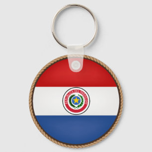 Llavero Sello de la bandera paraguaya de Guay
