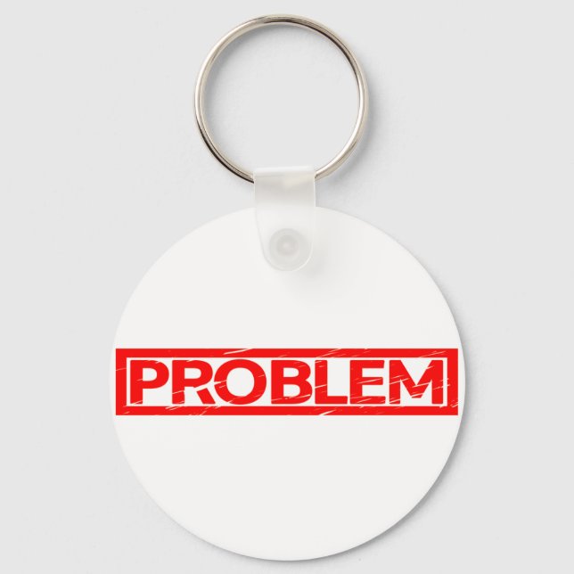Llavero Sello de problema (Anverso)