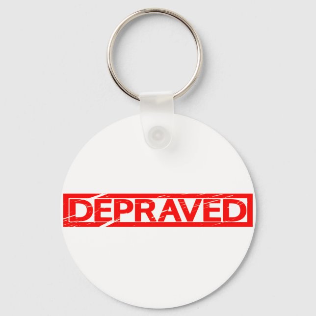 Llavero Sello depravado (Anverso)
