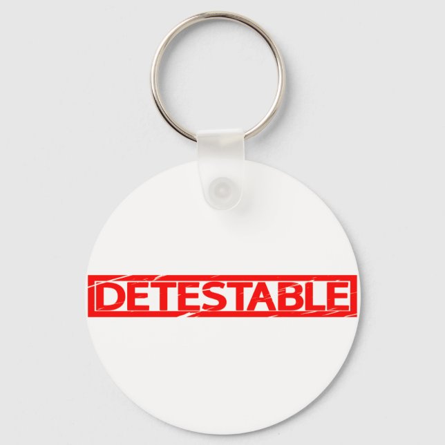 Llavero Sello detestable (Anverso)