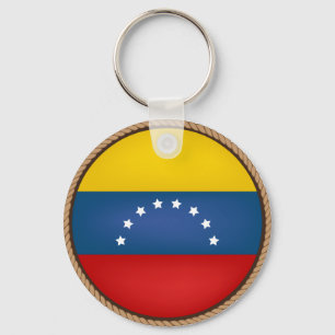 Llavero Sello fresco de la bandera de Venezuela