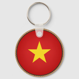 Llavero Sello fresco de la bandera de Vietnam