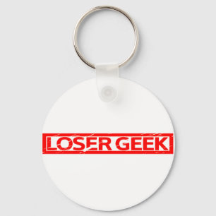 Llavero Sello geek perdedor
