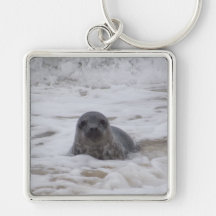 Sello - Imagen animal Premium Square Keychain