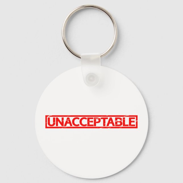 Llavero Sello inaceptable (Anverso)