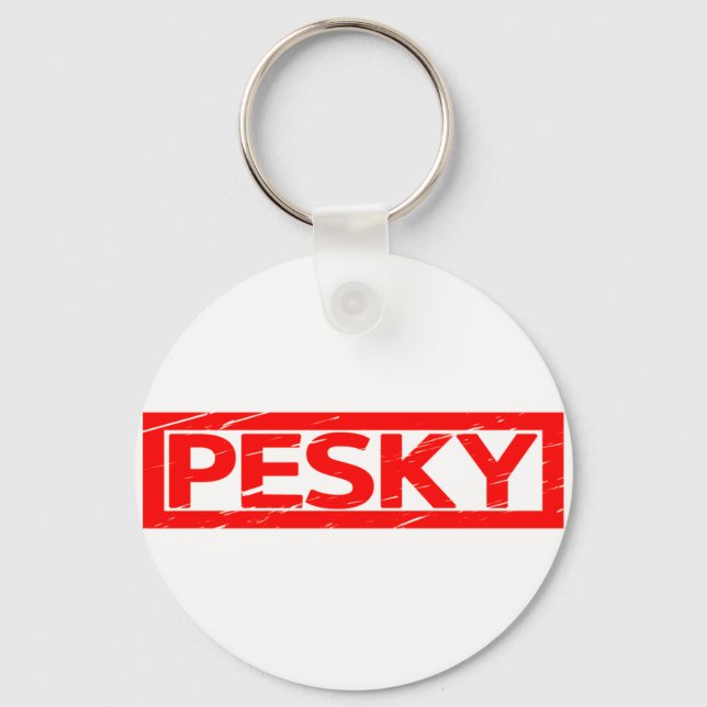 Llavero Sello Pesky (Anverso)