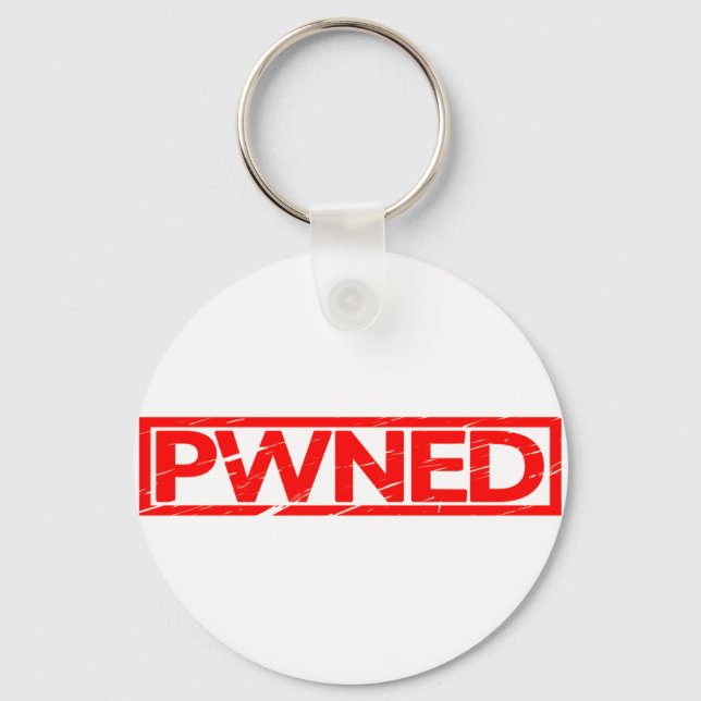 Llavero Sello Pwned (Anverso)