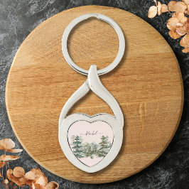 Llavero Selva acuática de pino y montaña rusa