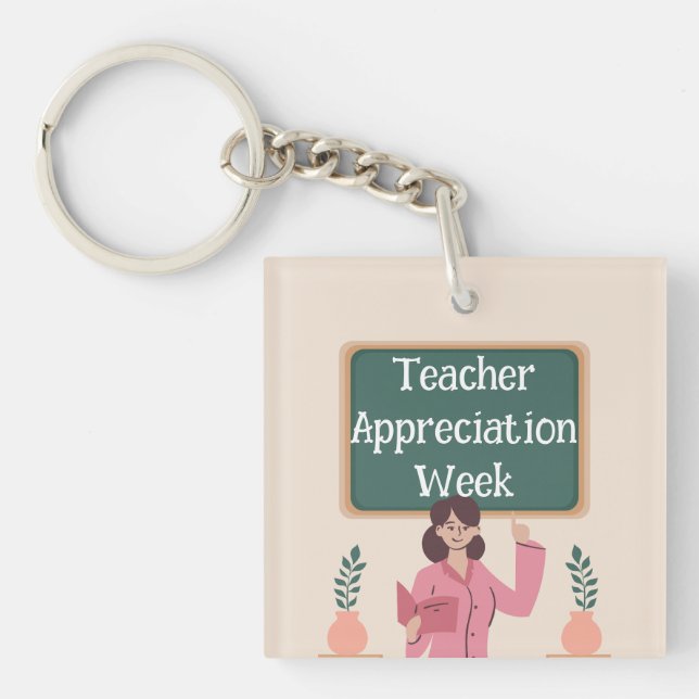 Llavero Semana de Apreciación del Profesor (Frente)