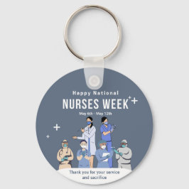 Llavero Semana Nacional de Enfermeras de personalizable