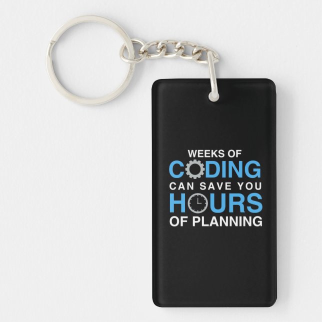 Llavero Semanas Programáticas De Codificación (Frente)