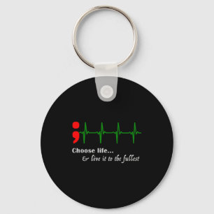 Llavero Semicolón Ekg Prevención de la toma de conciencia