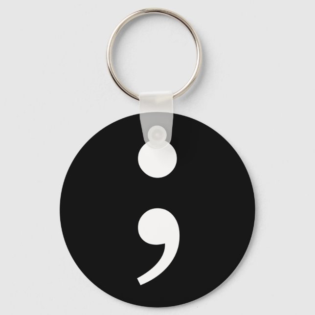 Llavero Semicolon Keychain (Anverso)