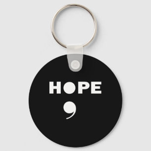 Llavero Semicolón Sensibilización Sobre El Suicidio Para U