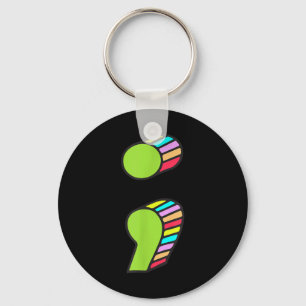 Llavero Semicolón T, Prevención Del Suicidio, Está Bien Qu