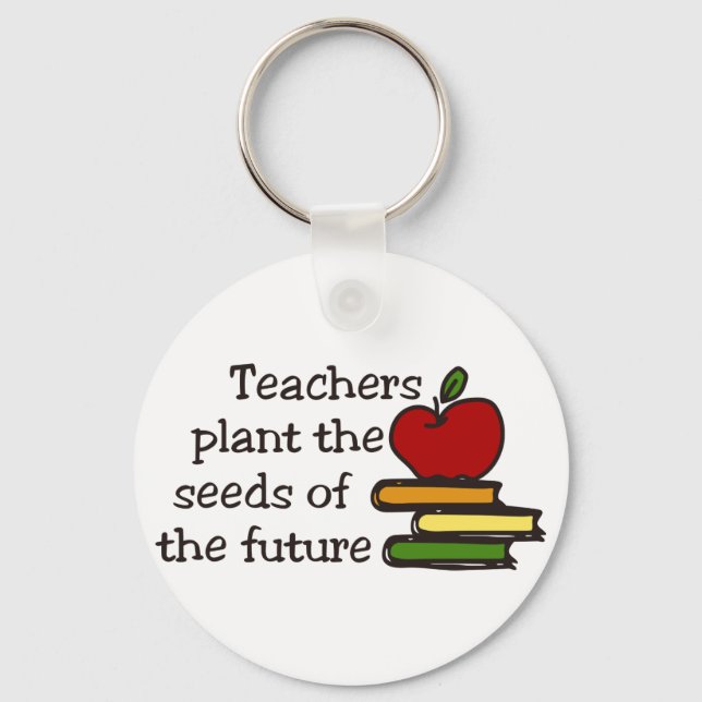 Llavero Semillas de plantas de profesores (Anverso)