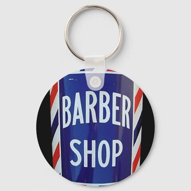 Llavero Señal de barbería de época