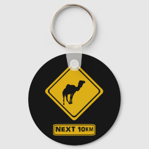 Llavero señal de carretera de camello