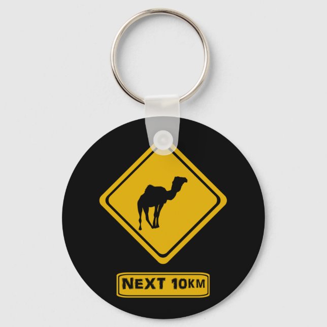 Llavero señal de carretera de camello (Anverso)