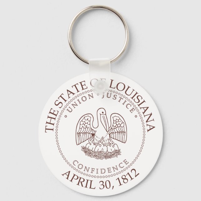 Llavero Señal de Louisiana (Anverso)