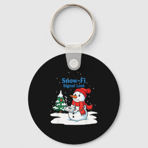 Llavero Señal de Snow-fi Perdida Muñeco de Nieve Divertido