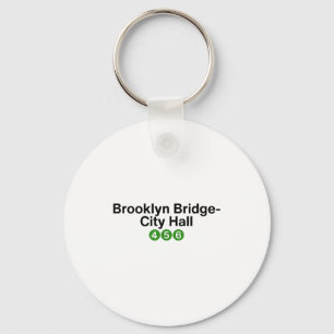 Llavero Señales de la Estación de Metro de Brooklyn Bridge