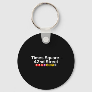 Llavero señales de la estación de metro de Times Square Nu