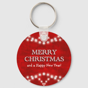 Llavero Sencilla elegancia Personalizada Feliz Navidad Luc