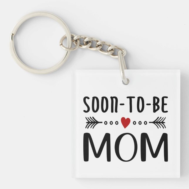 Llavero Sencillo Día de la Madre | Keychain (Frente)