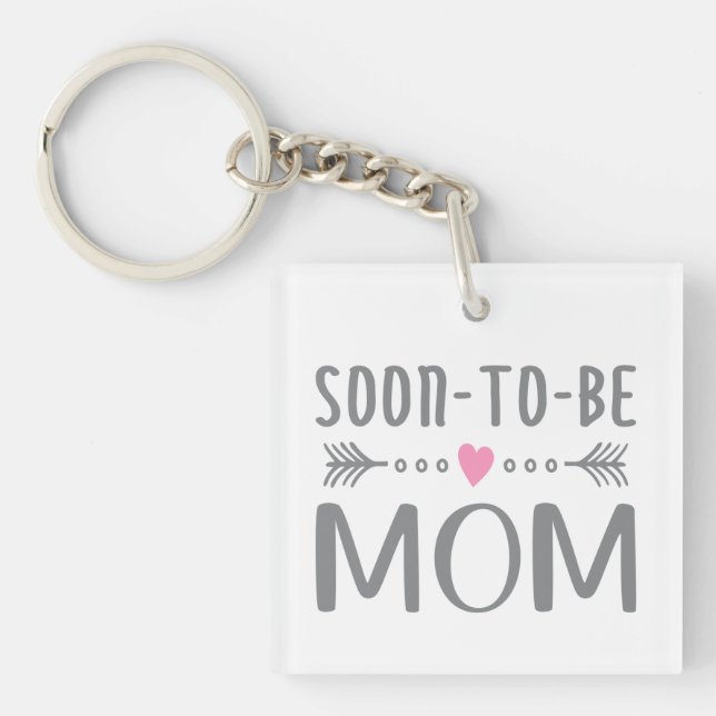 Llavero Sencillo Día de la Madre | Keychain (Frente)