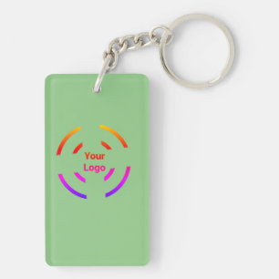 Llavero Sencillo logo de personalizado minimalista elegant