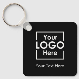 Llavero Sencillo logotipo comercial personalizado Texto ne