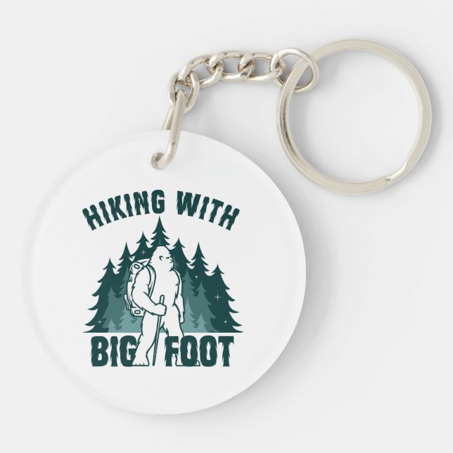 Llavero Senderismo con gran cadena de caracteres (Atrás)