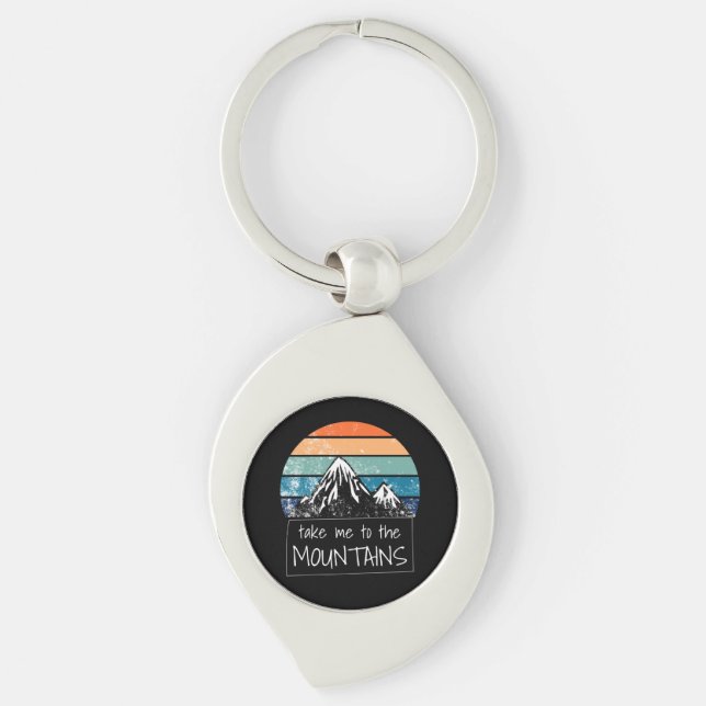 Llavero Senderismo - Llévame A Las Montañas (Anverso)