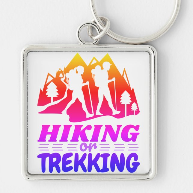 Llavero Senderismo o senderismo (Frente)