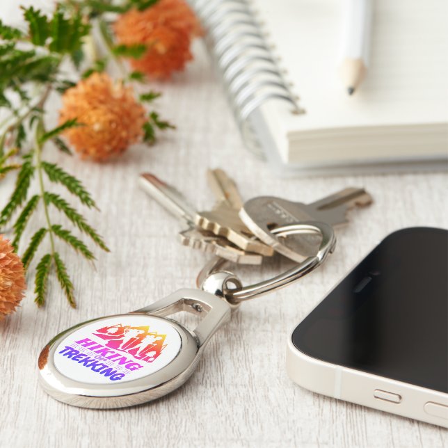 Llavero Senderismo o senderismo (Lateral)