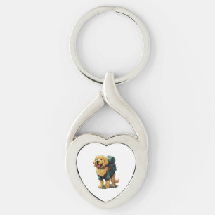 Llavero Senderismo y acampada de Golden Retriever